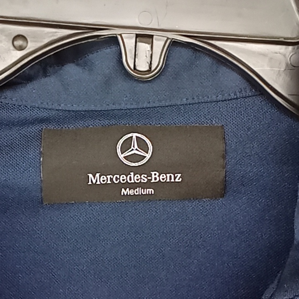 3 For$10 Mercedes-Benz Blue Polo Shirt - Picture 2 of 4
